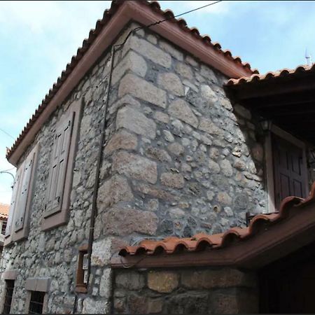 Villa Wood And Stone In The Path Of Lava Antissa Exterior foto